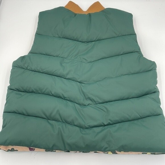 NWOT PacSun Kids Puffer Vest Size L 10 Flowers in pots inside pattern - Picture 5 of 11
